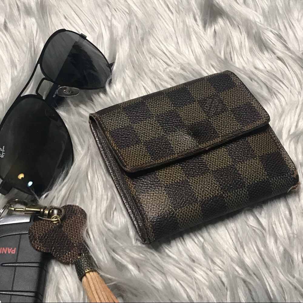AUTH Louis Vuitton DE Elise Wallet - Picture 4 of 6